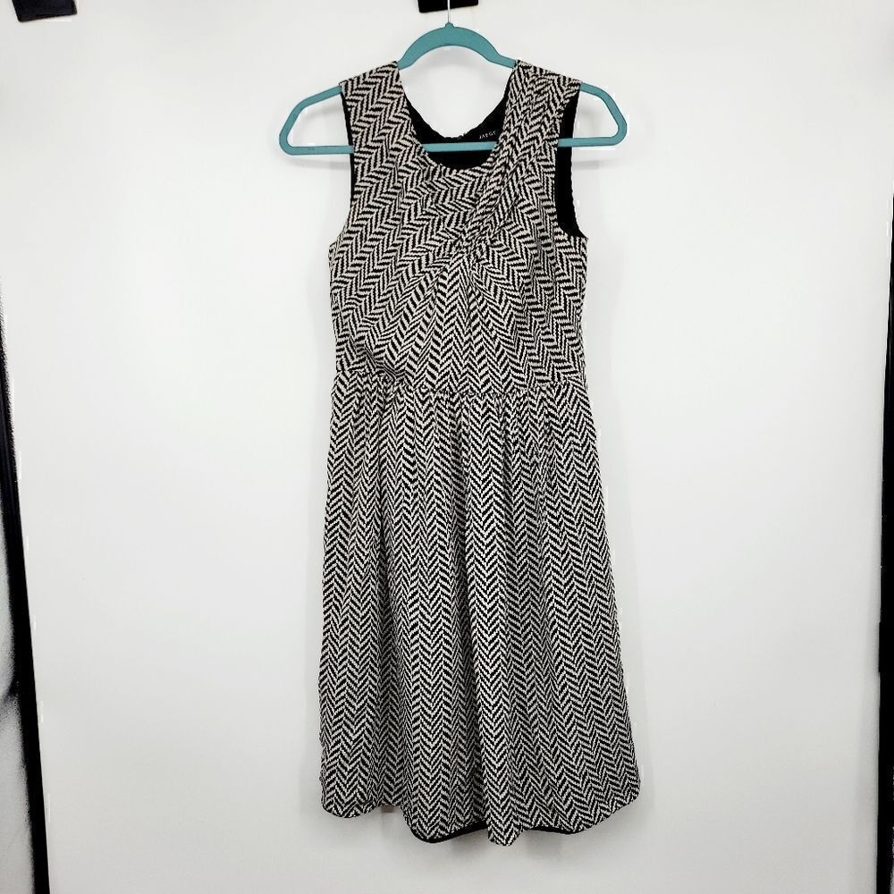 Jaeger Blackandwhite Mididresssize10